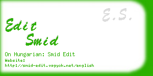 edit smid business card